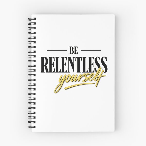 Item preview, Be Relentless Focus Yourself Bold Motivation Design designed and sold by Wolf Creator.