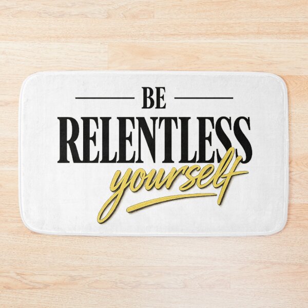 Item preview, Be Relentless Focus Yourself Bold Motivation Design designed and sold by Wolf Creator.