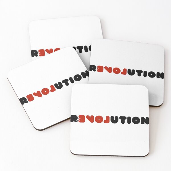 Item preview, LOVE Revolution Hippy Punk Anarchist Activist Play on Words Evolution Protest designed and sold by Space Ghettos.