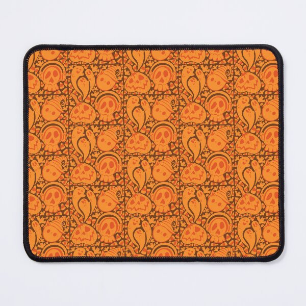 Item preview, Orange Spooky Halloween Season with brown background  designed and sold by missmann.