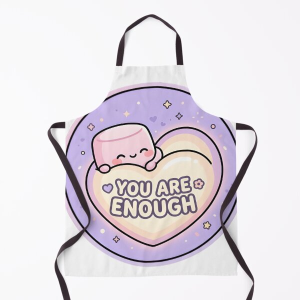 Item preview, You Are Enough Self Love Kawaii Sticker designed and sold by PuddlePixels.