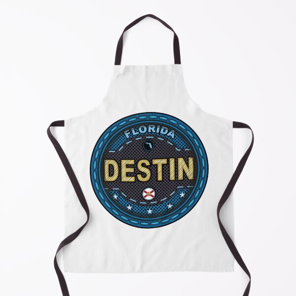 Item preview, Destin Florida FL stitching effect blue designed and sold by studioss76.