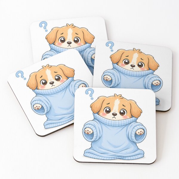 Item preview, Funny Dog Stuck in Sweater Cute Cartoon Design designed and sold by Sadia  Jannat.
