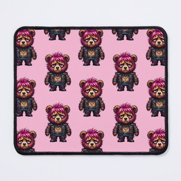 Item preview, Punk Rockin Bear, 2D illustration  designed and sold by TheCdnGal.