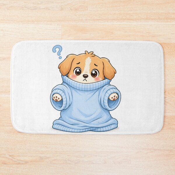 Item preview, Funny Dog Stuck in Sweater Cute Cartoon Design designed and sold by Sadia  Jannat.