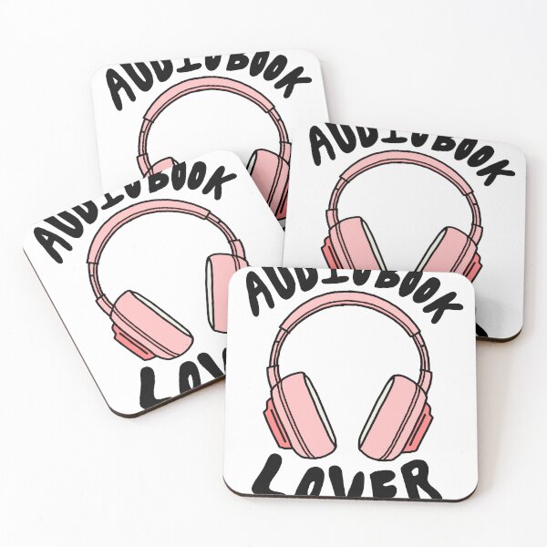 Item preview, Audiobook Lover Headphones Sticker designed and sold by Moss and Myth.