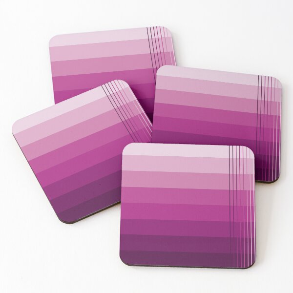 Item preview, Simple design from shades of pink to dark purple designed and sold by Cherevan.