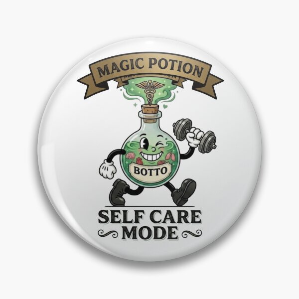 Item preview, Magic Potion Self Care Mode Retro Cartoon designed and sold by JVDesignsShop.