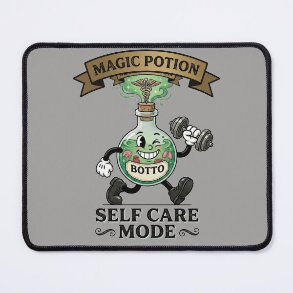 Item preview, Magic Potion Self Care Mode Retro Cartoon designed and sold by JVDesignsShop.