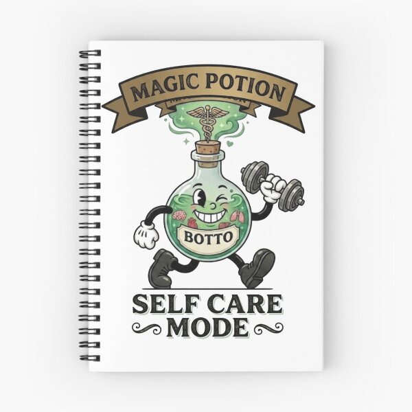 Item preview, Magic Potion Self Care Mode Retro Cartoon designed and sold by JVDesignsShop.