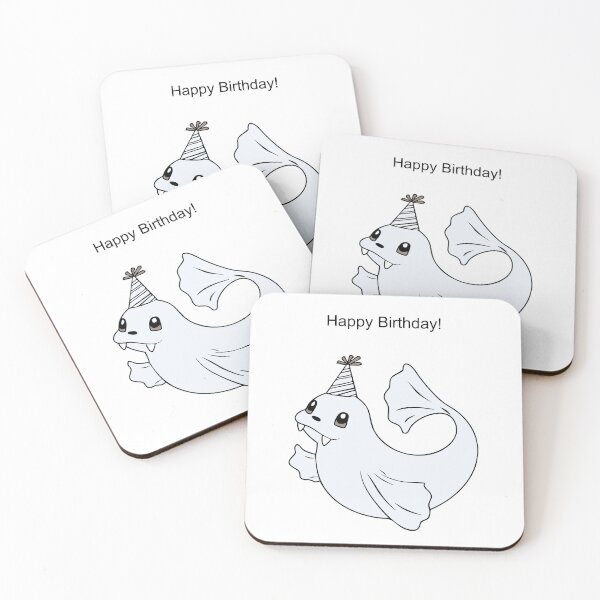 Item preview, Dewgong Happy Birthday designed and sold by kyravreeland.