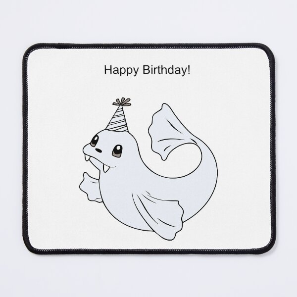 Item preview, Dewgong Happy Birthday designed and sold by kyravreeland.