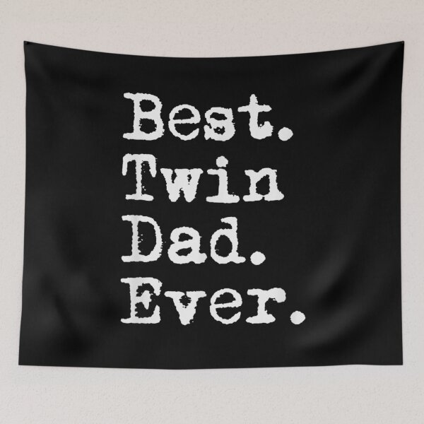 Item preview, Best Twin Dad Ever Funny Fathers Day Saying for Dad of Twins T-shirt, Best Twin Dad Ever Funny Fathers Day Saying for Dad of Twins Stickers designed and sold by krooslistO.
