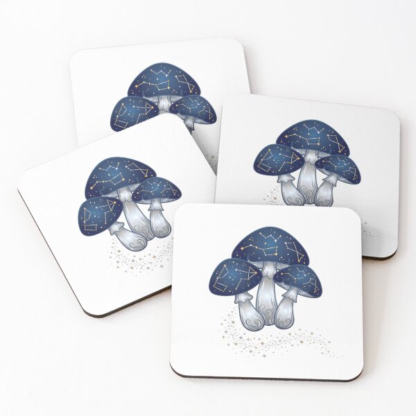 Item preview, Stardust Mushrooms Galaxy Fantasy Art designed and sold by AlanyaArtX.