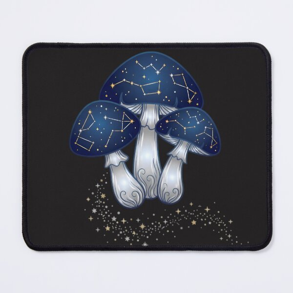 Item preview, Stardust Mushrooms Galaxy Fantasy Art designed and sold by AlanyaArtX.