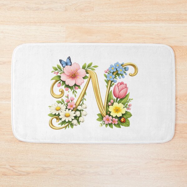 Item preview, Unique like Mom – The floral monogram “N” for Mother’s Day designed and sold by CoolContent Factory.