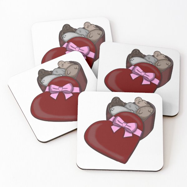 Item preview, box of chocolate seals designed and sold by thecamillest.