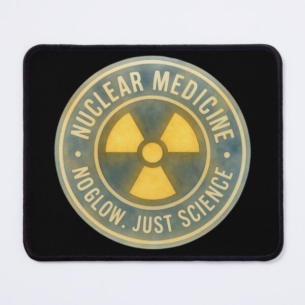 Item preview, No Glow Just Science – Nuclear Medicine Badge Shirt, Radiology Tech Gift, PET CT Humor Sticker, Medical Geek Design designed and sold by Mr-3.