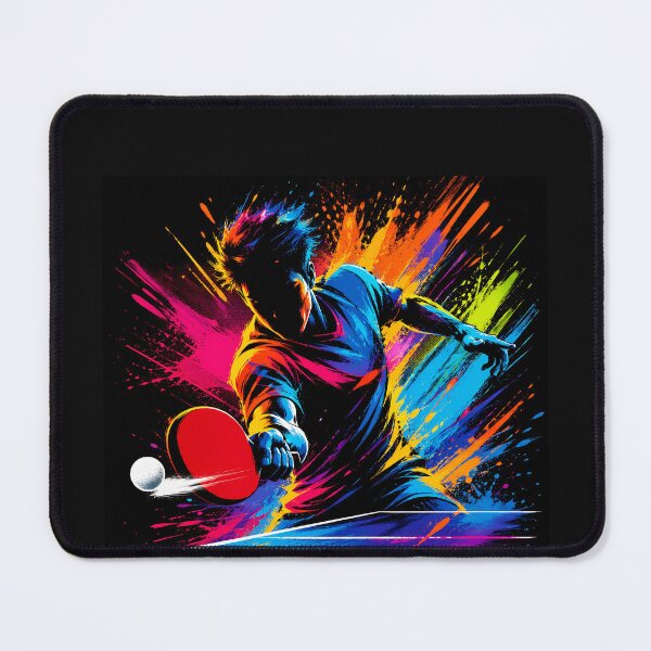 Item preview, Table Tenis Ping Pong Man Neon Splash designed and sold by byaga.