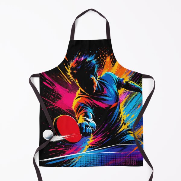 Item preview, Table Tenis Ping Pong Man Neon Splash designed and sold by byaga.