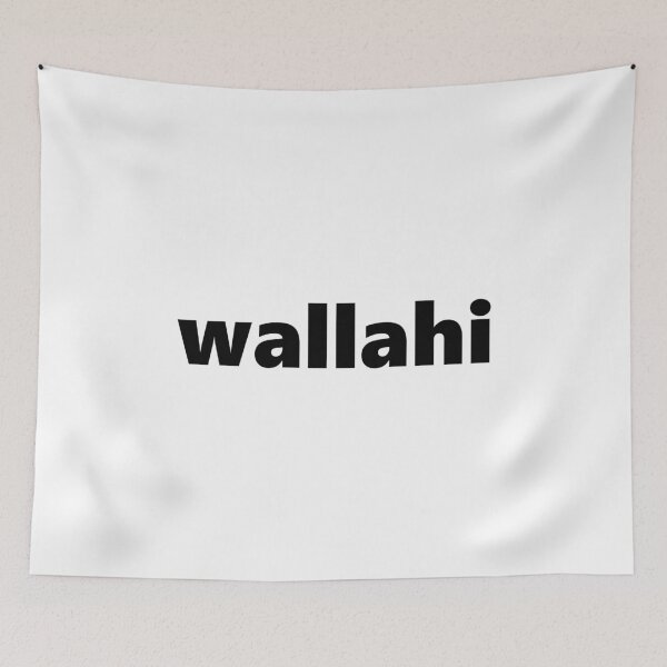 Item preview, Wallahi - Trendy Street Style Typography Phrase designed and sold by ModdiesColors.
