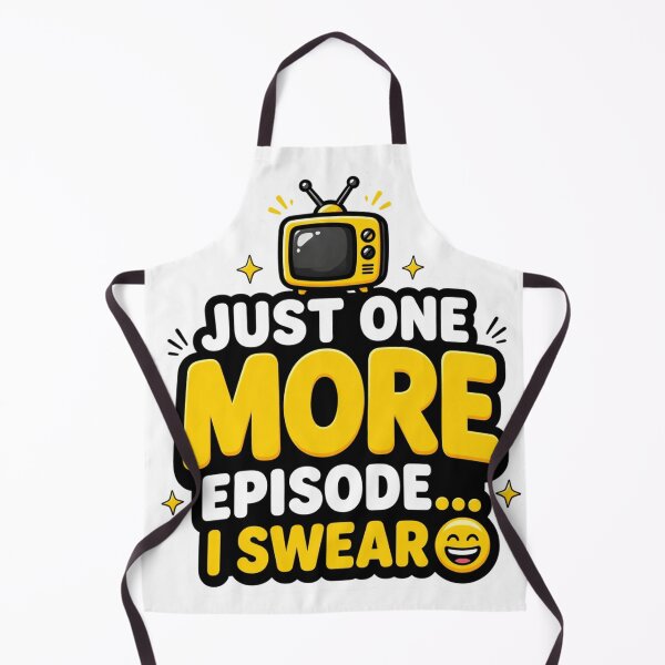 Item preview, Just One More Episode Funny Sticker | Binge Watching Meme designed and sold by CutePlix.