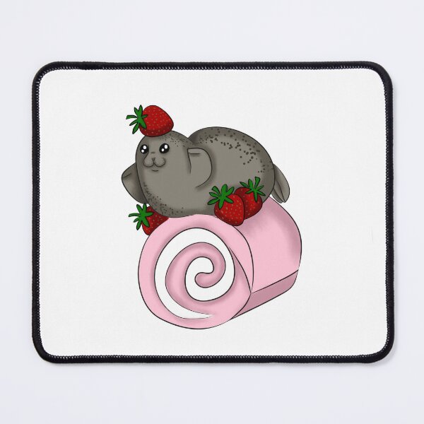 Item preview, strawberry cake roll seal designed and sold by thecamillest.
