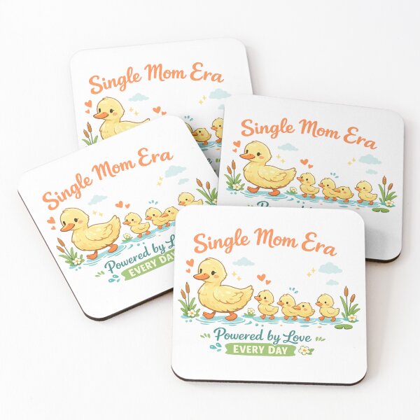 Item preview, Single Mom Era Powered by Love Every Day Cute Duck Mother Design designed and sold by Ora-kuro.