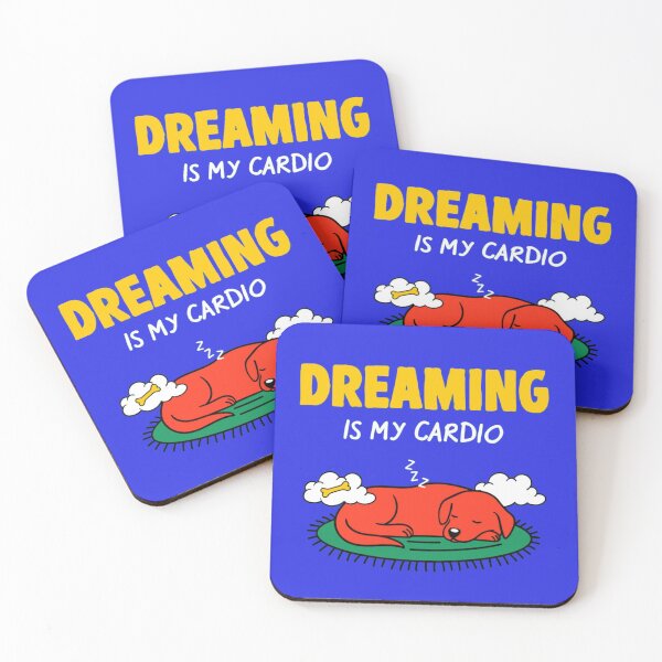 Item preview, Dreaming Is My Cardio Funny Lazy Dog Shirt” designed and sold by TZAR WORKS.