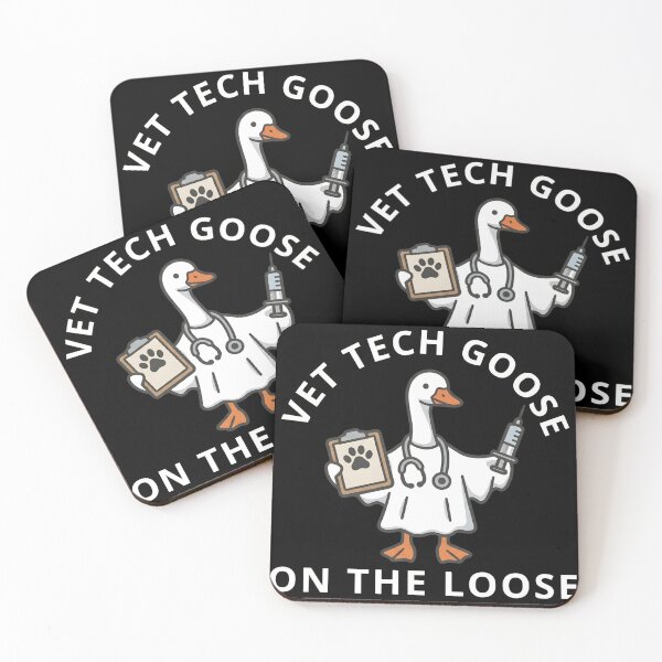 Item preview, Vet Tech Goose On The Loose Funny Veterinary Technician Humor designed and sold by VGAfanatic.