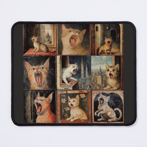 Item preview, Absurd Funny Medieval Cats designed and sold by MorningFive.