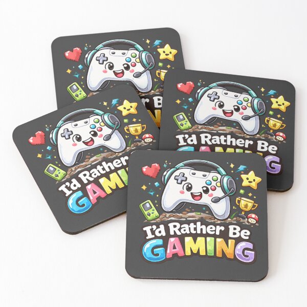 Item preview, I'd Rather Be Gaming - Funny Gamer designed and sold by Myra365Art.