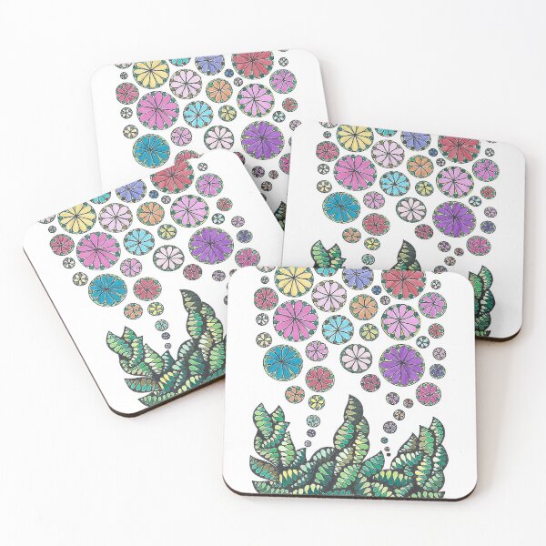 Item preview, Norman - Hand Drawn Abstract Floral Leaf Pattern designed and sold by AJPrettyObscene.