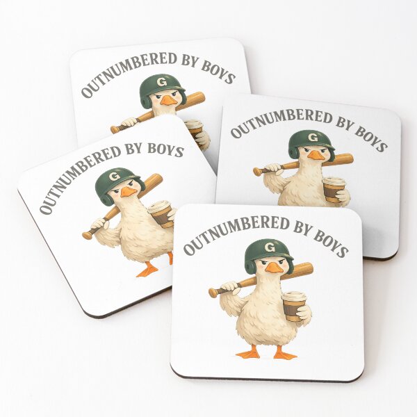 Item preview, Funny Boy Mom Outnumbered By Boys Baseball Goose Mom Life Humor Retro Sports Mother Design designed and sold by Maravillio.