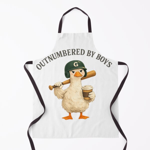 Item preview, Funny Boy Mom Outnumbered By Boys Baseball Goose Mom Life Humor Retro Sports Mother Design designed and sold by Maravillio.