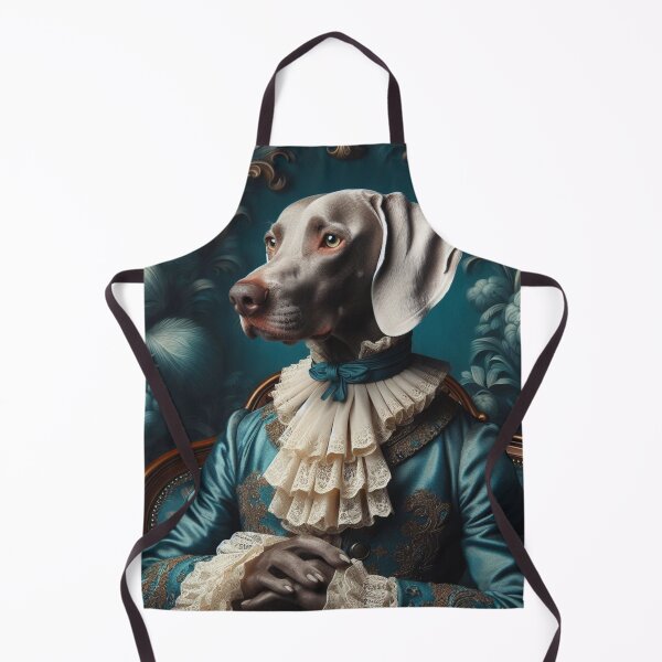Item preview, Refined Weimaraner in Renaissance Teal Elegance designed and sold by WeimTrails.