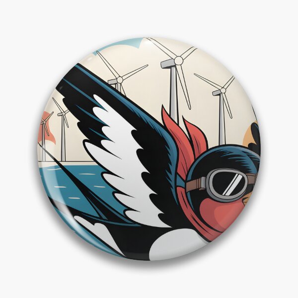 Item preview, Swallow Pilot Over the Ocean designed and sold by MarineIndustry.