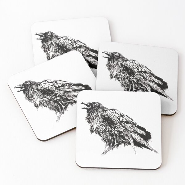 Item preview, Brush Pen Crow  designed and sold by Art of John Ruple.