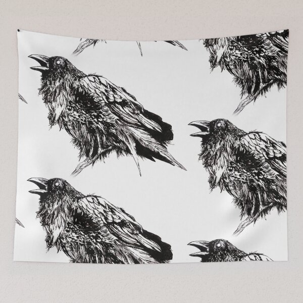 Item preview, Brush Pen Crow  designed and sold by Art of John Ruple.