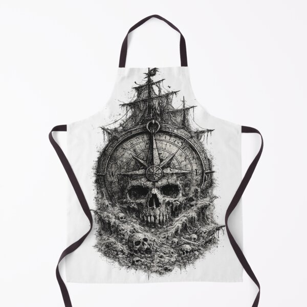 Item preview, Dark Pirate Skull Compass Ship designed and sold by Hoffmann-Shop.