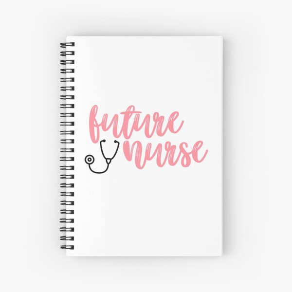 Future Nurse Sticker Spiral Notebook