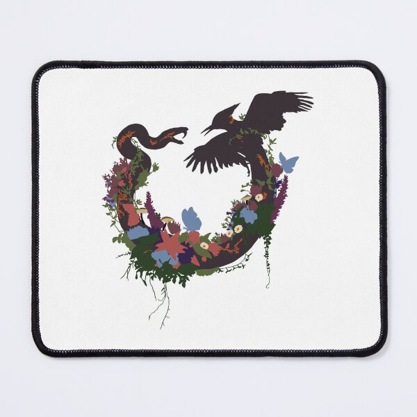 Item preview, Snake and Songbird Floral Circle Sunrise Reaping Inspired Design designed and sold by creatingmouseshop.