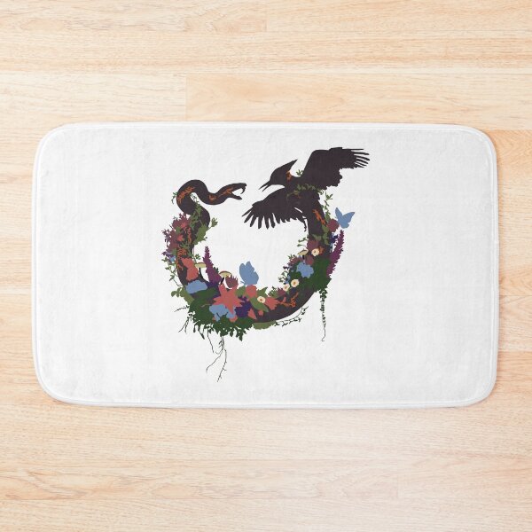 Item preview, Snake and Songbird Floral Circle Sunrise Reaping Inspired Design designed and sold by creatingmouseshop.