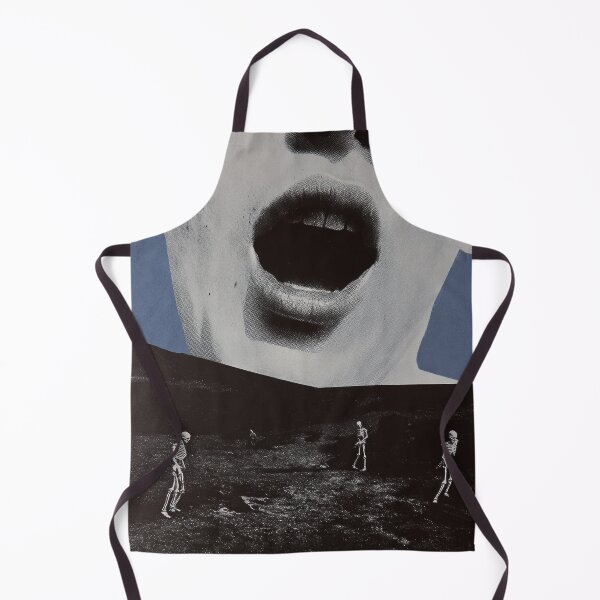 Item preview, Screaming Mouth Collage With Skeletons designed and sold by TenderRot.