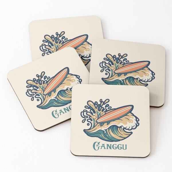 Item preview, Vintage Surf Wave Longboard Retro Coastal Vibes designed and sold by MythicCotton.