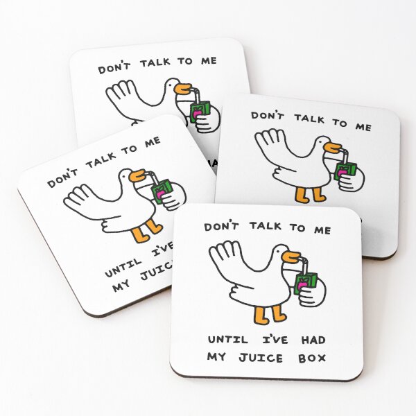 Item preview, Don't Talk to Me Until I've Had My Juice Box designed and sold by obinsun.