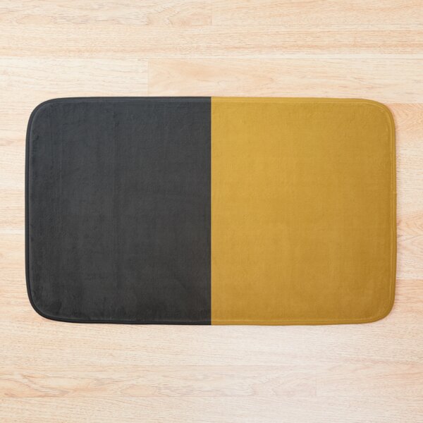 Item preview, Minimalist Black and Mustard Yellow Split Design designed and sold by Midnight Veil Designs.