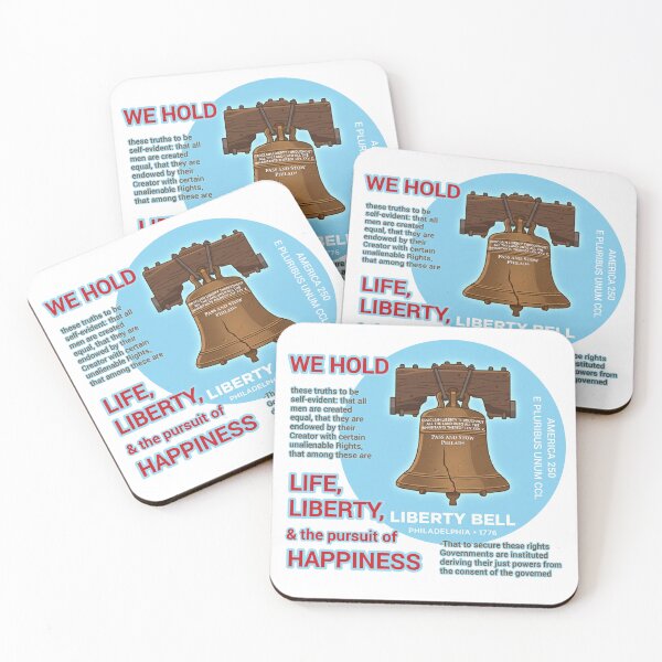 Item preview, Liberty Bell w/excerpt from the preamble to the Declaration of Indpendence (We hold these truths...) designed and sold by gnuber.