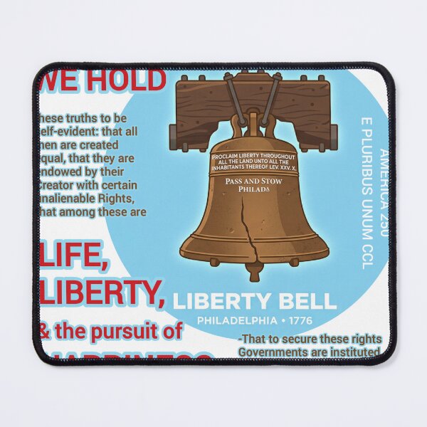 Item preview, Liberty Bell w/excerpt from the preamble to the Declaration of Indpendence (We hold these truths...) designed and sold by gnuber.
