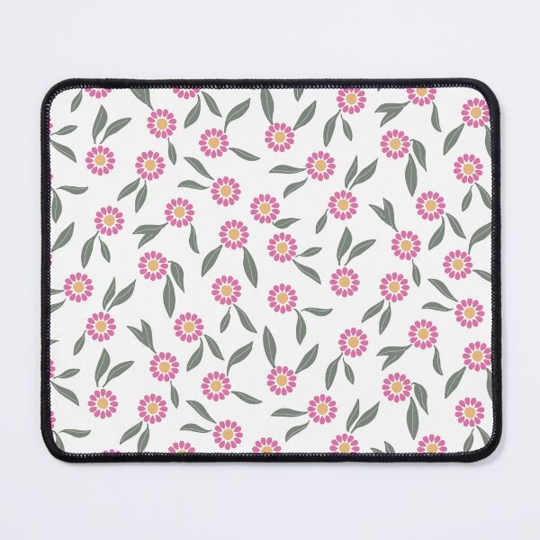 Item preview, Tossed Flowers - Aegean Summer - Pink White designed and sold by Stephanie Fiona Design.